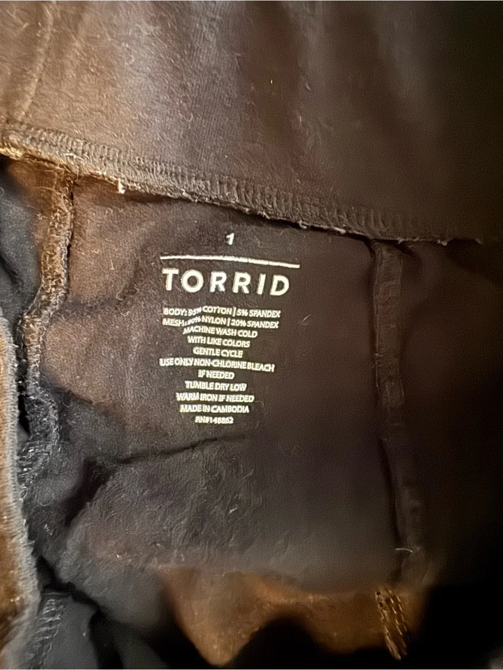 torrid Black High-Rise Stretch Leggings